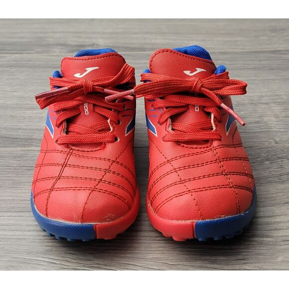 Joma Toledo Jr Kids‎ Turf Red Blue Soccer Shoes Youth 8C - Picture 2 of 8